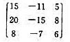 设F上三维向量空间的线性变换σ关于基{α1，α2，α3}的矩阵是。求σ关于基的矩阵。设ξ=2α≇设F