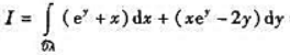 设是抛物线y2=4x上自原点0（0,0)到点A（1,2)的有向弧,则曲线积分=（).设是抛物线y2=