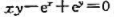 求由方程所确定的隐函数y的导数.求由方程所确定的隐函数y的导数.
