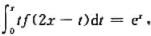 设f（x)连续,若f（x)满足且f（1)=1,求设f(x)连续,若f(x)满足且f(1)=1,求  