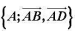 设平行四边形ABCD的对角线交于点P,设.在仿射标架下,求点P,M,N的坐标以及向量的坐标.设平行四