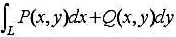 把对坐标的曲线积分化成对弧长的曲线积分,其中L为: （1)在xOy面内沿直线从点（0,0)到（1,1