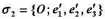 将右手直角坐标系σ1={O;e1,e2,e3}绕方向v=（1,1,1)右旋,原点不动,得坐标系,求σ