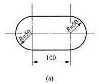 在厚度δ=5mm的钢板上，冲出一个形状如图a所示的孔，钢板剪断时的剪切强度极限τb=300MPa，试
