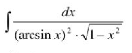 计算∫dx／（arcsin x)2·（1－x2)。计算∫dx/(arcsin x)2·(1-x2)。