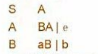 设文法G为：（1)证明它是LR（1)文法;（2)构造它的LR（1)分析表;（3)给出输入符号串aba