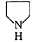 写出（四氢吡咯)及（N-甲基四氢吡咯)分别与列试剂反应的主要产物（如果能发生反应的话)。a.苯甲酰氯