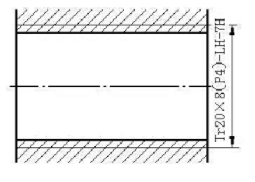 根据标注的螺纹代号，查表并说明螺纹的各要素：（1)该螺纹为（);公称直径为（);螺距为（);线数为（