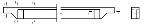 作钢筋混凝土构件的1-1、2-2、3-3、4-4断面图。