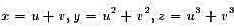方程定义z为x,y的函数，求方程定义z为x,y的函数，求