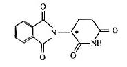 沙利度数（thalidomide)商品药名为“反应停”，它的结构式为：在20世纪60年代曾用此药的消