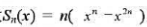 设，则函数序列{Sn（x)}在[0,1]上收敛但不一致收敛，且极限运算与积分运算不能交换，即设，则函