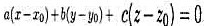 试证通过同一点P0（x0，y0，z0)的平面方程为试证通过同一点P0(x0，y0，z0)的平面方程为