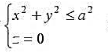 求质量为M的均匀薄片对:轴上（0,0,c)（c＞0)点处的单位质量的质点的引力。求质量为M的均匀薄片