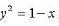 方向依纵轴的负方向，且大小等于作用点的横坐标的平方的力构成一个力场。求质量为m的质点沿抛物线从点(1