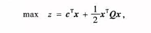 用 Lingo软件求解：式中：c=[6，8，4，2]' ，Q是三对角线矩阵，主对角线上元索全为-1，