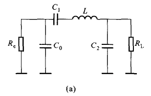 一谐振功率放大器,已知工作频率f=300MHz,负载RL=50Ω,晶体管输出容抗Xco=-25Ω,其