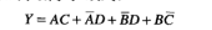 用代数法化简下列函数Y为最简与-或式.