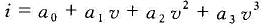 一非线性器件的伏安特性为式中，试写出电流i中组合频率分量的频率通式，说明它们是各由i中的哪些一非线性