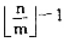 若一棵度为m的Huffrnan树有n个叶结点，则非叶结点的个数为（)。A、n-1B、C、D、请帮忙给