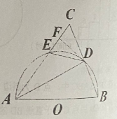 如图，在△ABC中，AB=AC，以AB为直径的半圆O交BC于点D，交AC于点E，点D为CE的中点，连