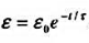 电荷e的谐振子，在t=0时处于基态，t＞0时处于弱电场之中（τ为常数)，试求谐振子处于第一激发态的几