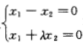 若线性方程组有非零解，则λ=________。若线性方程组有非零解，则λ=________。