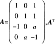 三阶矩阵 为矩阵A的转置，已知r（ATA）=2，且二次型 （1）求a； （2）求二次型对应的二次矩阵