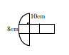 如图是一个立体图形的展开图，这个立体图形的体积是多少立方厘米？A.800π／3B.800C.640D