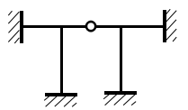 图示结构位移法最少未知量个数为（）。A.1；B.2；C.3；D.4。图示结构位移法最少未知量个数为（