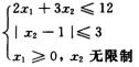 求解下列线性规划问题： max z＝x1＋x2 