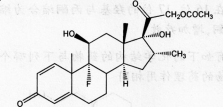 具有下列化学结构的药物为 A.醋酸氢化可的松B.醋酸泼尼松龙C.醋酸氟轻松D.醋酸地塞米松E.醋酸曲