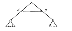 图示结构，如AB杆均匀降温30°，则AB杆出现什么内力？（)A.出现受拉轴力B.出现受压轴力C.出现