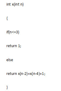 设有递归算法如下试问计算x（x（8))时需要计算（)次x函数。A.8B.9C.16D.18设有递归算