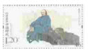 为了纪念曹雪芹诞辰300周年，我国发行了一套纪念邮票（如右图）。邮票中曹雪芹身边放置的书稿最有可能是