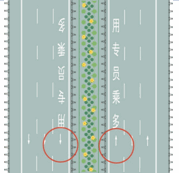 道路最左侧白色虚线区域是何含义？ A. 多乘员车辆专用车道B. 小型客车专用车道C. 未载客出租车专