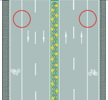 路两侧的车行道边缘白色实线是什么含义？ A. 车辆可临时跨越B. 禁止车辆跨越C. 机动车可临时跨越