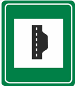 这个标志是何含义？ A. 高速公路紧急停车带B. 高速公路避让处所C. 高速公路客车站D. 高速公路