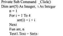 设有如下通用过程： 在窗体上画一个名称为Text1的文本框和一个名称为Command1的命令按钮，然