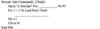 在窗体上画一个名为Text1的文本框和一个名为Command1的命令按钮。要求：程序运行时，单击命令