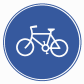 图中标志表示该路段只供 。 A.机动车通行 B.自行车专用 C.自行车停放 D.非机动车行驶图中标志