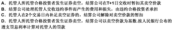 关于托管人所托管合格境外机构投资者发生证券卖空时的说法中，正确的是（）。 此题为多项选择题。请帮忙给