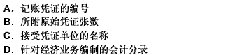 下列各项中不属于记账凭证应具备的基本内容是（）。