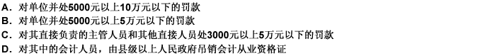 隐匿或故意销毁依法应保存的会计资料应承担的法律责任，下列说法正确的有（）。此题为多项选择题。请帮忙给