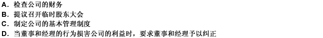 股份有限公司监事会的职能主要包括（）。（1分)股份有限公司监事会的职能主要包括（）。(1分) 此题为