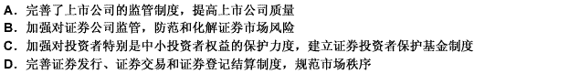 与l998年《证券法》相比，2005年《证券法》主要修订的内容有（）。 此题为多项选择题。请帮忙给出