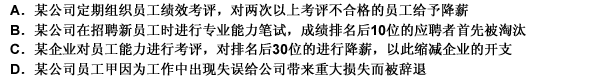 末位淘汰法则：是指企业为满足竞争的需要，通过科学的评价手段，对员工进行合理排序，并在一定的范围内，实