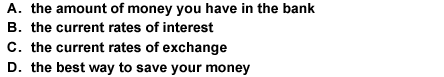 Among other things,a bank statement tells you 请帮忙给