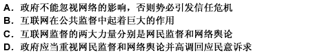 互联网已经成为当今社会舆论的“放大器”，网民监督和网络舆论已经成为公共监督一股不可小觑的力量。对网民