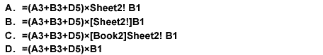 下列公式中不正确的单元格引用形式是（）。 